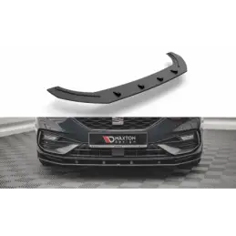 Maxton Street Pro Front Splitter Seat Leon FR Mk4 Black, MAXTON DESIGN