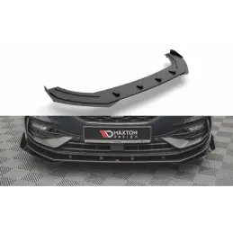 Maxton Street Pro Front Splitter + Flaps Seat Leon FR Mk4 Black-Red + Gloss Flaps, MAXTON DESIGN