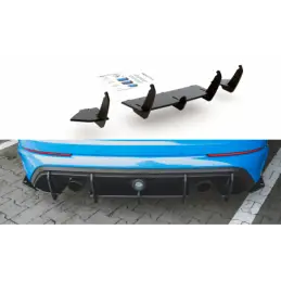 Maxton Racing Durability Rear Diffuser Ford Focus RS Mk3 Black, MAXTON DESIGN