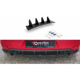 Maxton Racing Durability Rear Diffuser V.2 Volkswagen Golf GTI Mk6 Red, MAXTON DESIGN