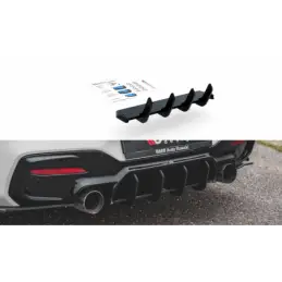 Maxton Racing Durability Rear Diffuser V.4 BMW M140i Black, MAXTON DESIGN