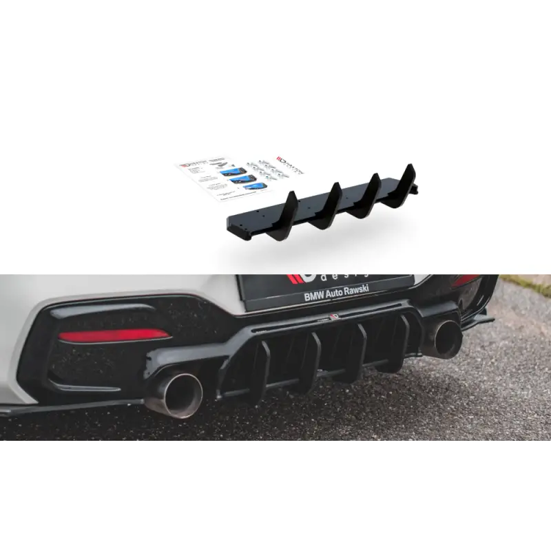 Tuning Maxton Racing Durability Rear Diffuser V Bmw M I Red Maxton