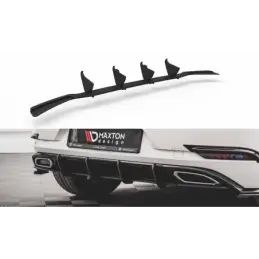 Maxton Street Pro Rear Diffuser Volkswagen Golf R-Line Mk 7 Facelift Black, MAXTON DESIGN