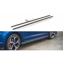 Maxton Racing Durability Side Skirts Diffusers Volkswagen Polo GTI Mk6 Black, MAXTON DESIGN