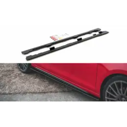 Maxton Racing Durability Side Skirts Diffusers Volkswagen Golf GTI Mk6 Black, MAXTON DESIGN