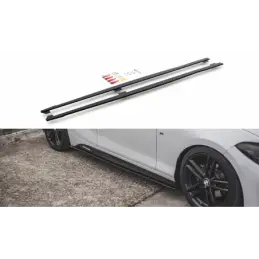 Maxton Racing Durability Side Skirts Diffusers V.2 BMW 1 F20 M135i / M140i / M-Pack Black, MAXTON DESIGN