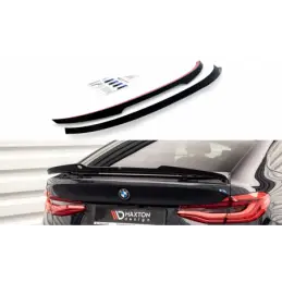 Maxton Spoiler Cap for BMW 6 GT G32 M-Pack Gloss Black, MAXTON DESIGN