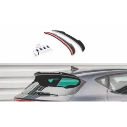 Maxton Spoiler Cap Seat Leon FR Hatchback Mk4 Gloss Black, MAXTON DESIGN