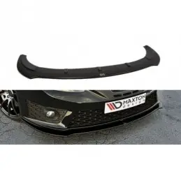 Maxton FRONT SPLITTER V.1 SEAT LEON MK2 CUPRA FR (FACELIFT) Gloss Black, MAXTON DESIGN