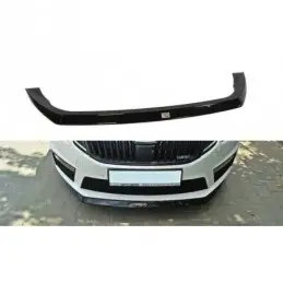 Maxton Front Splitter V.2 Skoda Octavia RS Mk3 Gloss Black, MAXTON DESIGN