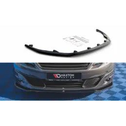 Maxton Front Splitter V.1 Peugeot 308 Mk2 Facelift Gloss Black, MAXTON DESIGN