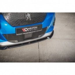 Maxton Front Splitter V.1 Peugeot 2008 Mk2 Gloss Black, MAXTON DESIGN