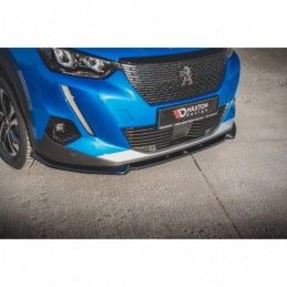 Maxton Front Splitter V.1 Peugeot 2008 Mk2 Gloss Black, MAXTON DESIGN