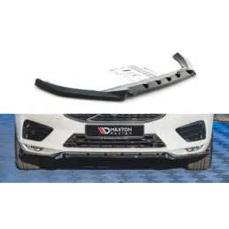 Maxton Front Splitter V.2 Volvo XC60 Mk2 R-Design Gloss Black, MAXTON DESIGN