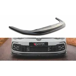 Maxton Front Splitter V.5 Volkswagen Golf 8 GTI Gloss Black, MAXTON DESIGN