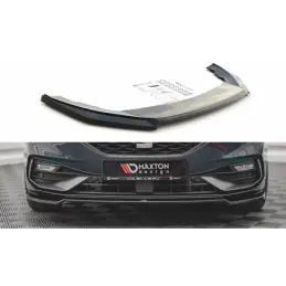 Maxton Front Splitter V.4 Seat Leon FR Mk4 Gloss Black, MAXTON DESIGN