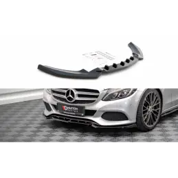 Maxton Front Splitter Mercedes-Benz C W205 Gloss Black, MAXTON DESIGN