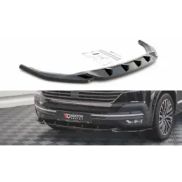 Maxton Front Splitter V.2 Volkswagen T6 Facelift Gloss Black, MAXTON DESIGN