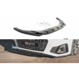 Maxton Front Splitter V.1 Audi S5 / A5 S-Line F5 Facelift Gloss Black, MAXTON DESIGN