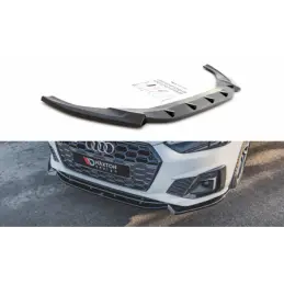 Maxton Front Splitter V.2 Audi S5 / A5 S-Line F5 Facelift Gloss Black, MAXTON DESIGN