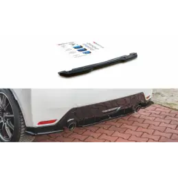 Maxton Central Rear Splitter Toyota GR Yaris Mk4 Gloss Black, MAXTON DESIGN