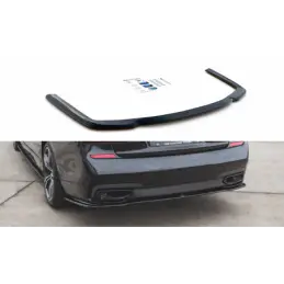 Maxton Central Rear Splitter for BMW 7 M-Pack G11 Gloss Black, MAXTON DESIGN