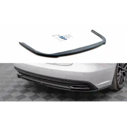 Maxton Central Rear Splitter for Audi A7 C8 Gloss Black, MAXTON DESIGN