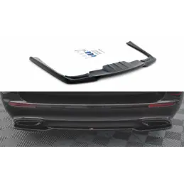 Maxton Central Rear Splitter for Mercedes-Benz E W213 Gloss Black, MAXTON DESIGN