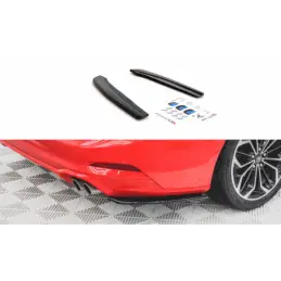 Maxton Rear Side Splitters for V.1 Ford Focus ST-Line Estate Mk4 Gloss Black, MAXTON DESIGN