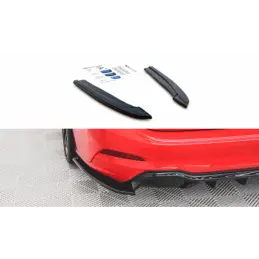 Maxton Rear Side Splitters for V.3 Ford Focus ST-Line Estate Mk4 Gloss Black, MAXTON DESIGN