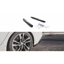 Maxton Rear Side Splitters for Audi S5 Sportback F5 Facelift Gloss Black, MAXTON DESIGN