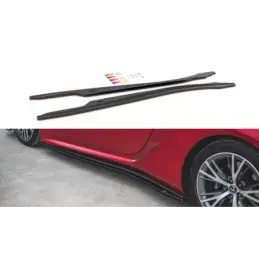 Maxton Side Skirts Diffusers Lexus LC 500 Gloss Black, MAXTON DESIGN