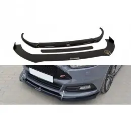 Maxton Hybrid Front Splitter V.2 Ford Focus ST Mk3 FL , Focus Mk3 / 3.5 / ST / RS