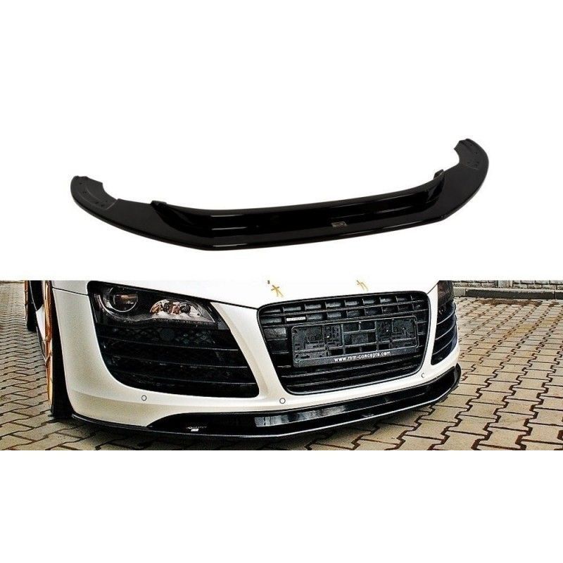 Maxton Front Splitter Audi R8 Mk.1 Gloss Black, R8