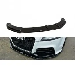 Maxton Front Splitter V.1 Audi TT RS 8J Gloss Black, TT 8J