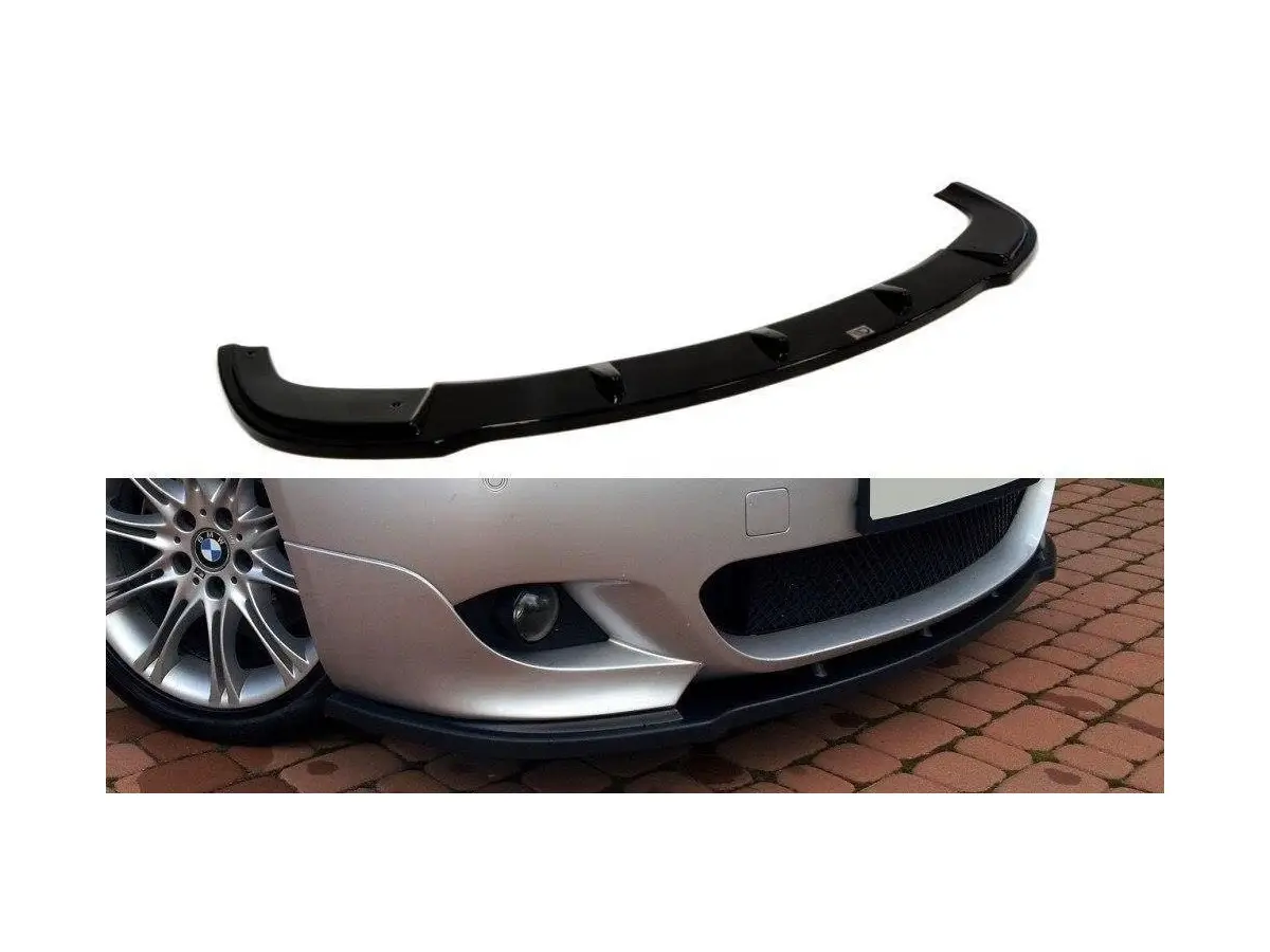 Tuning Maxton FRONT SPLITTER for BMW 5 E60 M-PACK Gloss Black MAXTON DESIGN