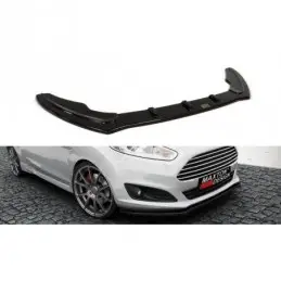 Maxton Front Splitter Ford Fiesta Mk7 FL Gloss Black, Fiesta Mk7 / 7.5