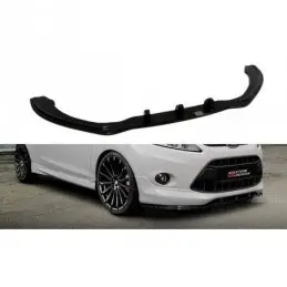 Maxton Front Splitter Ford Fiesta ST-Line Mk7 Gloss Black, Fiesta Mk7 / 7.5