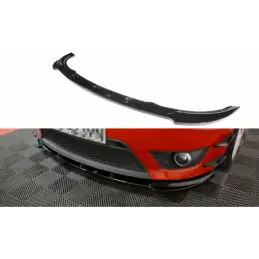 Maxton Front Splitter V.1 Ford Fiesta ST Mk6 Gloss Black, Fiesta MK6 / MK6 ST