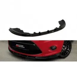 Maxton Front Splitter Ford Fiesta Mk7 Gloss Black, Fiesta Mk7 / 7.5