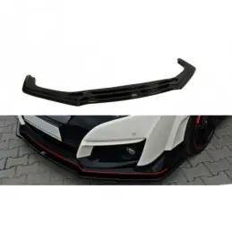 Maxton FRONT SPLITTER v.1 HONDA CIVIC IX TYPE R Gloss Black, CIVIC