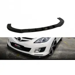 Maxton FRONT SPLITTER MAZDA 6 MK2 (FOR DYNAMIC SPORT VERSION) Gloss Black, mazda 6