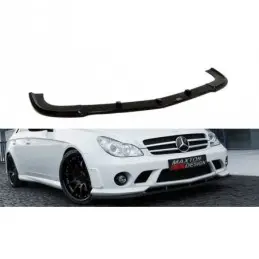 Maxton FRONT SPLITTER MERCEDES C-CLASS C219 - W204 AMG LOOK Gloss Black, W219