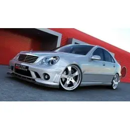 Maxton FRONT SPLITTER (FOR ME-C-203-AMG204-F1 BUMPER) Gloss Black, W203