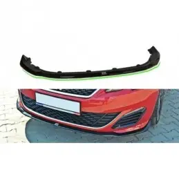 Maxton FRONT SPLITTER v.1 PEUGEOT 308 II GTI Gloss Black, 308