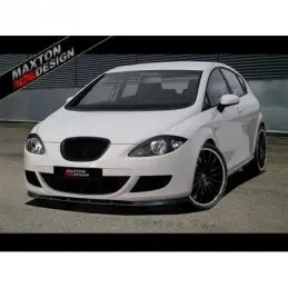 Maxton FRONT SPLITTER SEAT LEON MK2 (PREFACE) Gloss Black, Leon Mk2 / Cupra