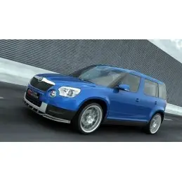 Maxton FRONT SPLITTER SKODA YETI Gloss Black, Yeti