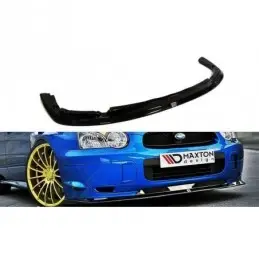 Maxton Front Splitter Subaru Impreza WRX STI (BLOBEYE) Gloss Black, MAXTON DESIGN