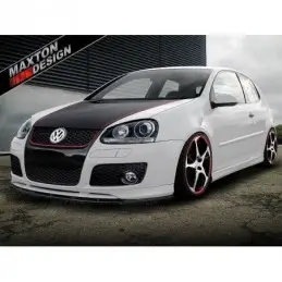 Maxton FRONT SPLITTER VW GOLF V GTI VOTEX Gloss Black, Golf 5