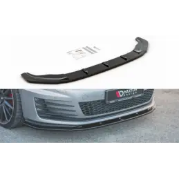 Maxton Front Splitter V.1 VW Golf 7 GTI Gloss Black, Golf 7